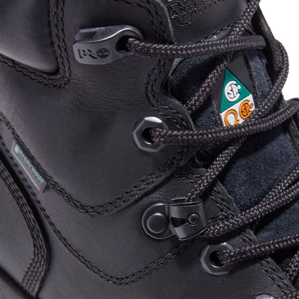 Botas de Trabajo Masculino - Timberland Pro® Endurance Hd 6\" Comp Toe - BSKIF1783 - Pretas